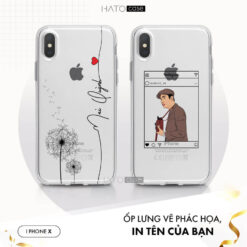 In Ốp Lưng Điện Thoại iPhone X Theo Yêu Cầu