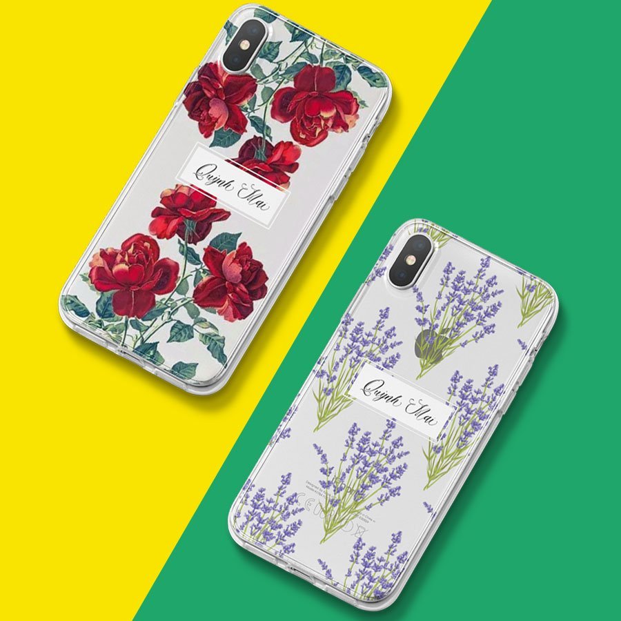 Ốp lưng hoa và lá