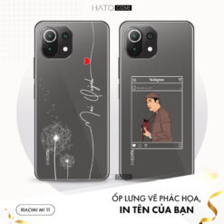 in ốp lưng điện thoại Xiaomi Mi 11 5G theo yêu cầu