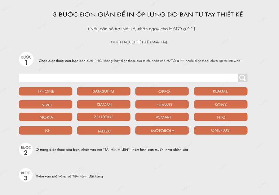 thiết kế ốp lưng online