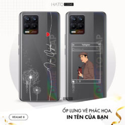 in ốp lưng điện thoại Realme 8 theo yêu cầu