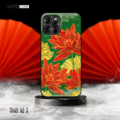 Ốp lưng mặt kính ép kim phật giáo thiên nhiên