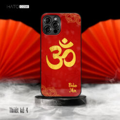 Ốp lưng mặt kính ép kim phật giáo thiên nhiên