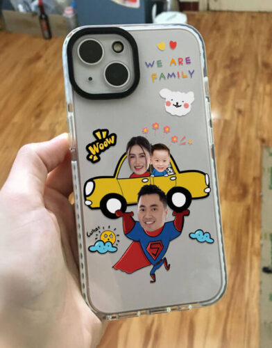 Click to view full screen Baby Sticker Phone Case photo review