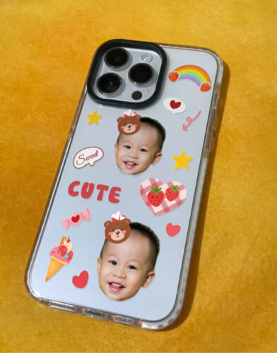 Click to view full screen Baby Sticker Phone Case photo review